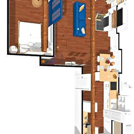 L'haussmann, Rare, Vue Chateau Et Palmiers بو